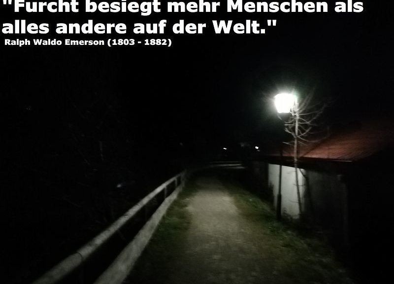 Lassen Sie sich nicht von der Angst besiegen!