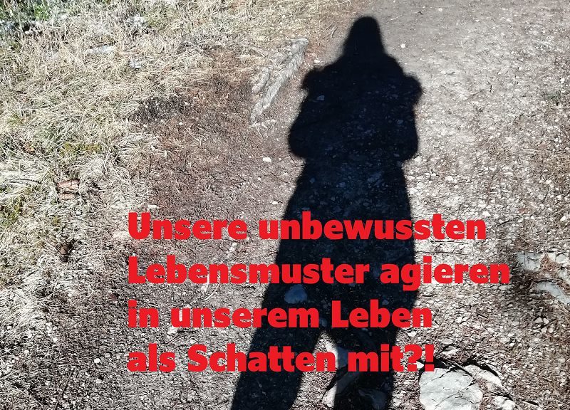 Unsere unbewussten Lebensmuster agieren in unserem Leben als Schatten mit?!